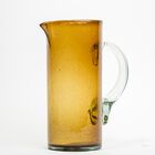 Jarra de Agua de Vidrio Soplado Chocolate Marea Baja