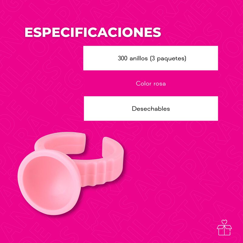 300 Anillos con Divisi&oacute;n para Extensi&oacute;n de Pest... image number null