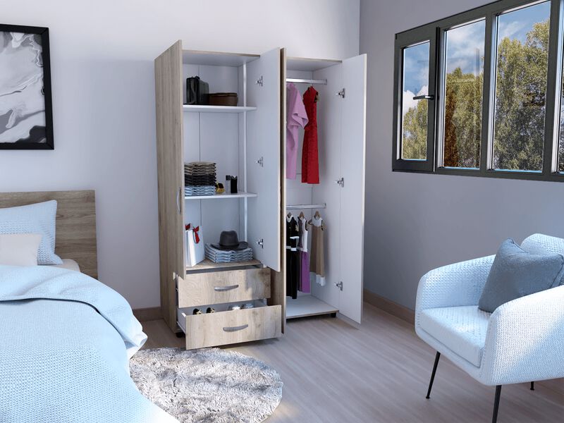 Closet Arkola Humo y Blanco Virtual Muebles image number null