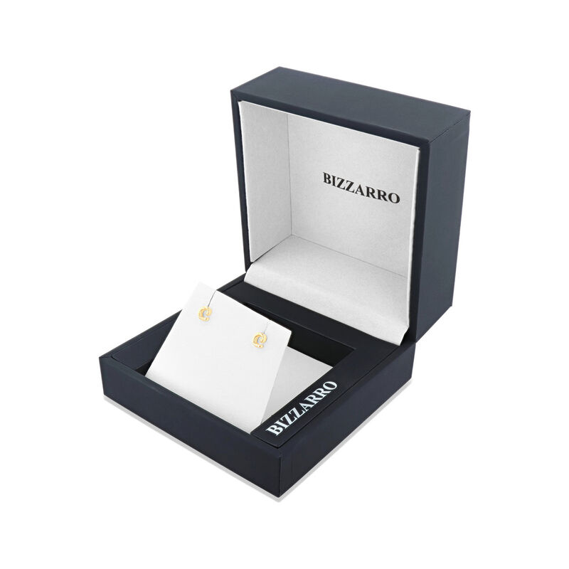 Aretes De Oro Amarillo De 10K (Letra C) image number null