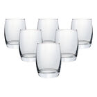 Set De 6 Vasos De Cristal Transparente- 360 Ml