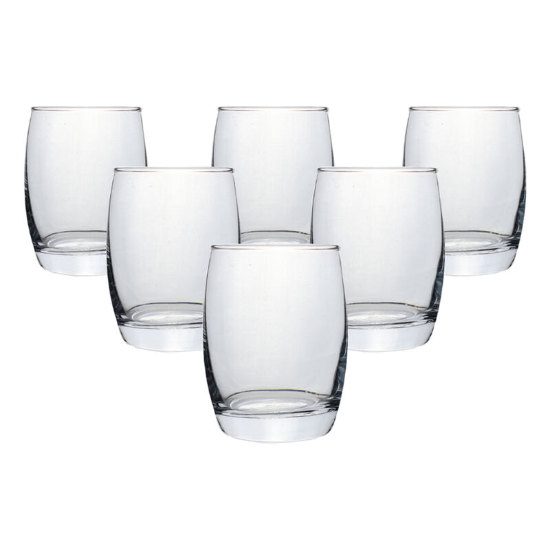 Set De 6 Vasos De Cristal Transparente- 360 Ml image number null