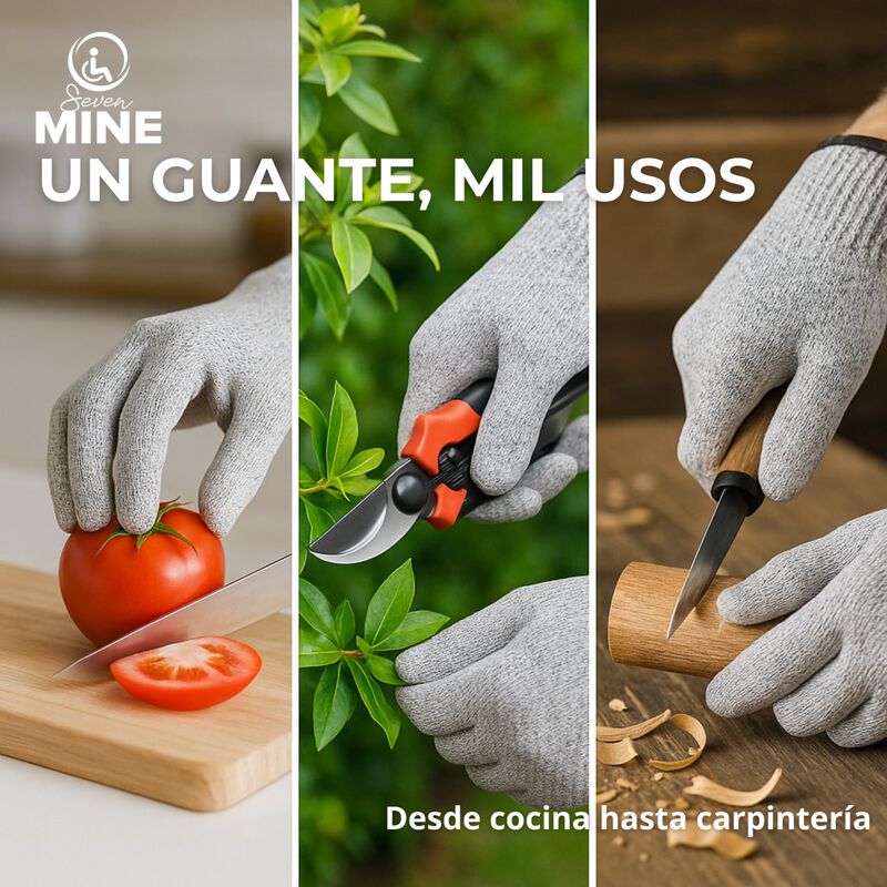 Par De Guantes Anticorte Nivel 5 Para Cocina Ja... image number null