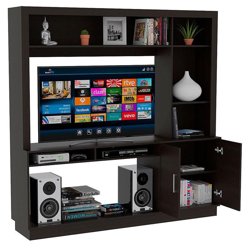 Mesa Para Tv Romeo Wengue con Espacio Para Tele... image number null