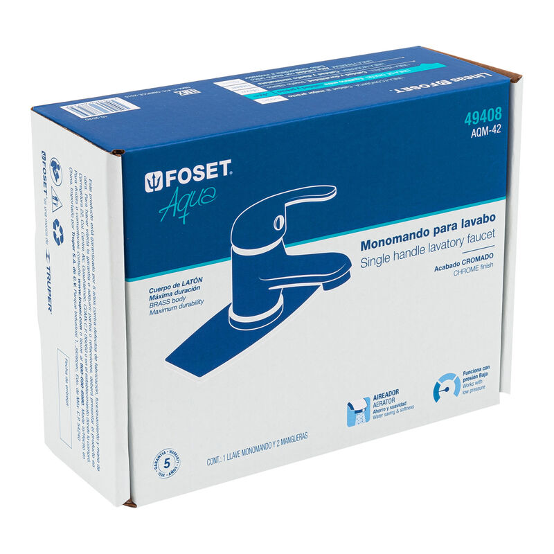 Monomando para Lavabo Foset Aqua image number null