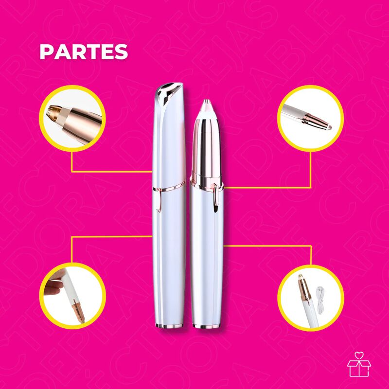 Depiladora Recargable para Cejas Port&aacute;til image number null