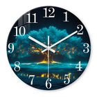 Reloj De Pared Xnm De 51 cm, Vidrio, Alimentado Por Bater&iacute;a