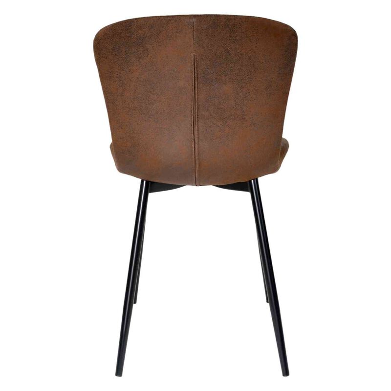Set Juego 4 Sillas Comedor Cocina Ante Suede Ga... image number null