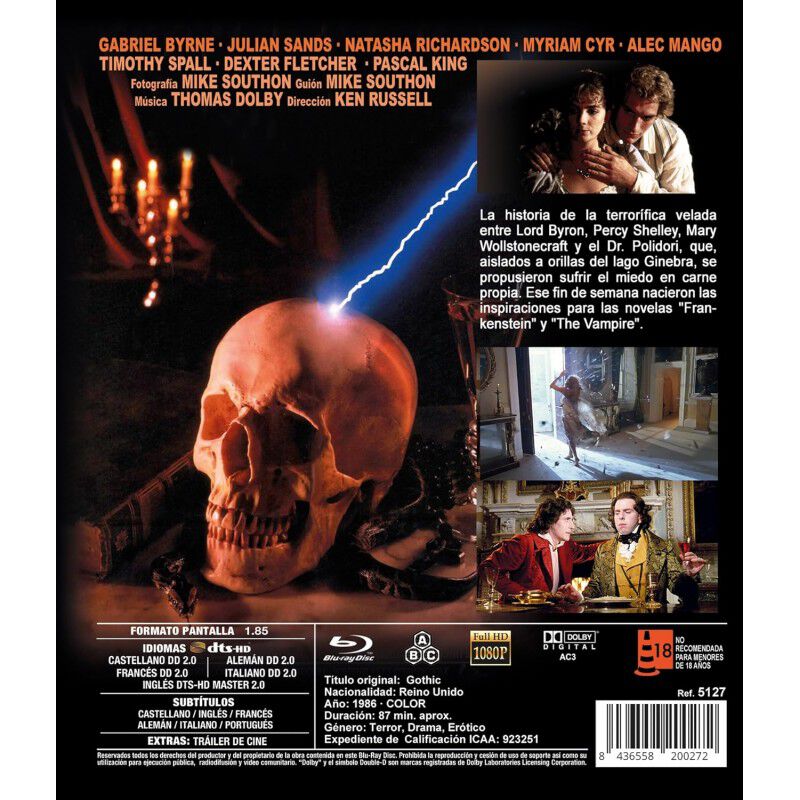 Gothic [blu-ray] (1986) image number null