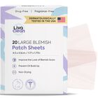 Parches de Acn&eacute; Livaclean 20 Uds XL Hidrocoloide Gran Tama&ntilde;o