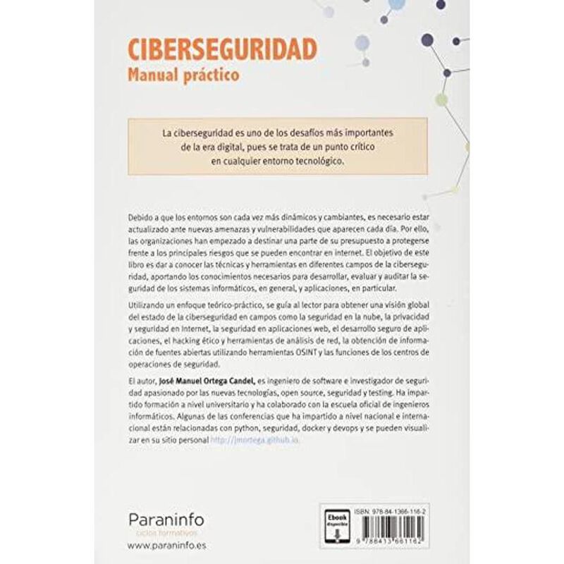 Ciberseguridad. Manual Pr&aacute;ctico, De Jos&eacute; Manuel... image number null