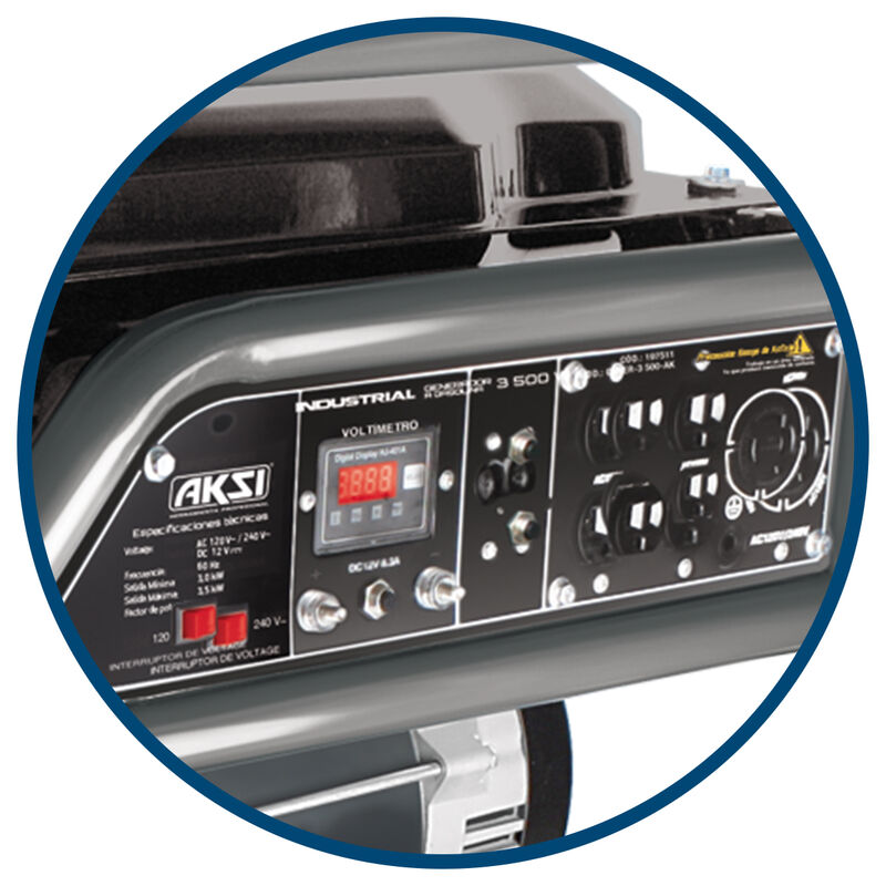 Generador Electrico Aksi Portatil a Gasolina 6.... image number null