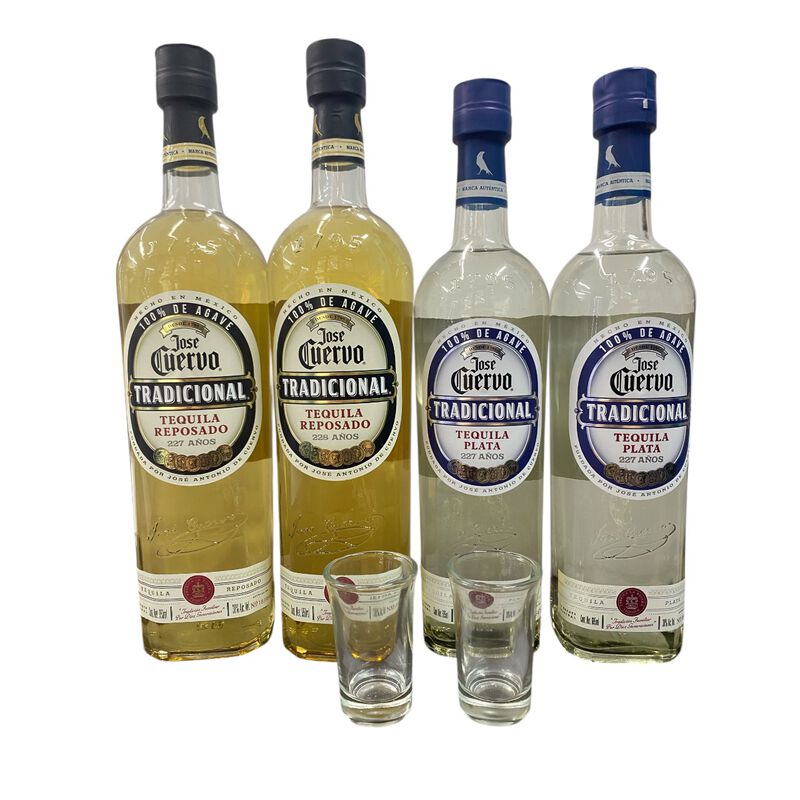 2 Botellas Tequila Jos&eacute; Cuervo Tradicional Repo... image number null