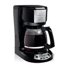 Cafetera Programable 12 Tazas Hamilton Beach 49615 1.5 Litros Negra