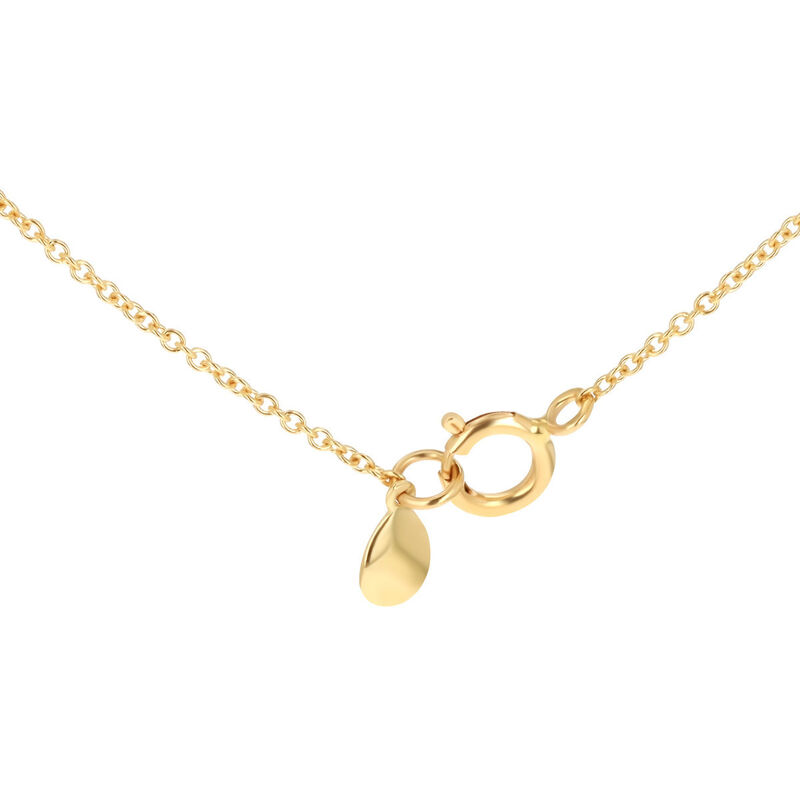 Gargantilla De Oro Amarillo 10K Con 6Pts De Dts... image number null