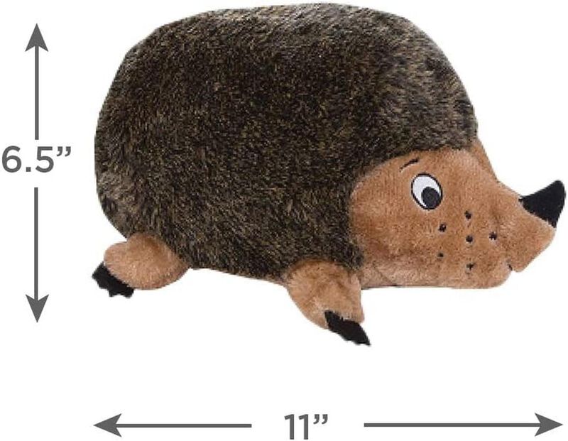 Peluche Sonajero para Perro, Erizo Marr&oacute;n image number null