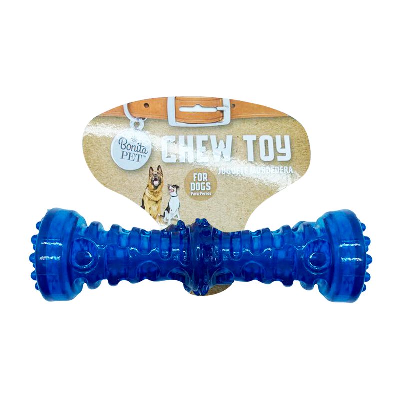 Juguete para perro mancuerna chill&oacute;n vinil ergo... image number null