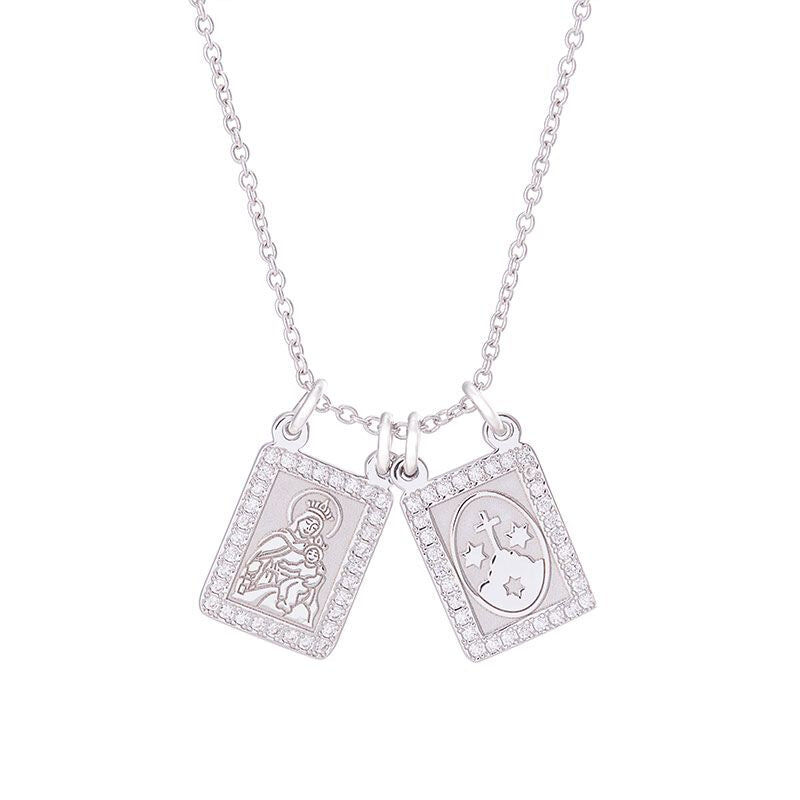 Escapulario de la Virgen del Carmen con Marco C... image number null