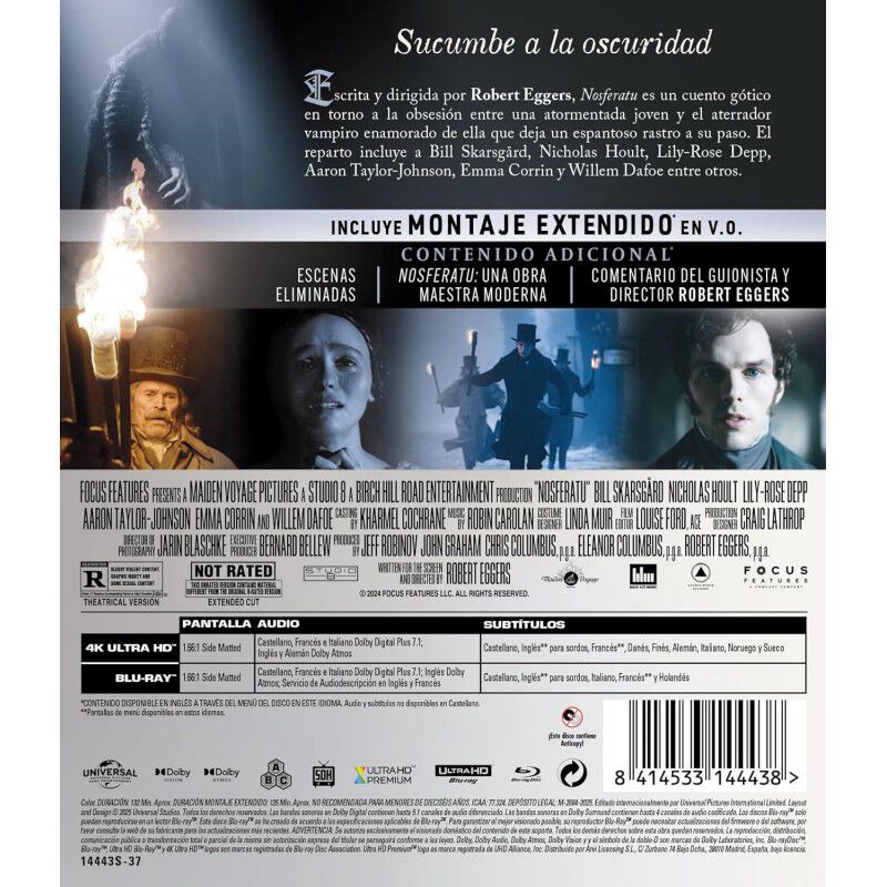 Nosferatu [4K UHD,Blu-ray] (2024) image number null