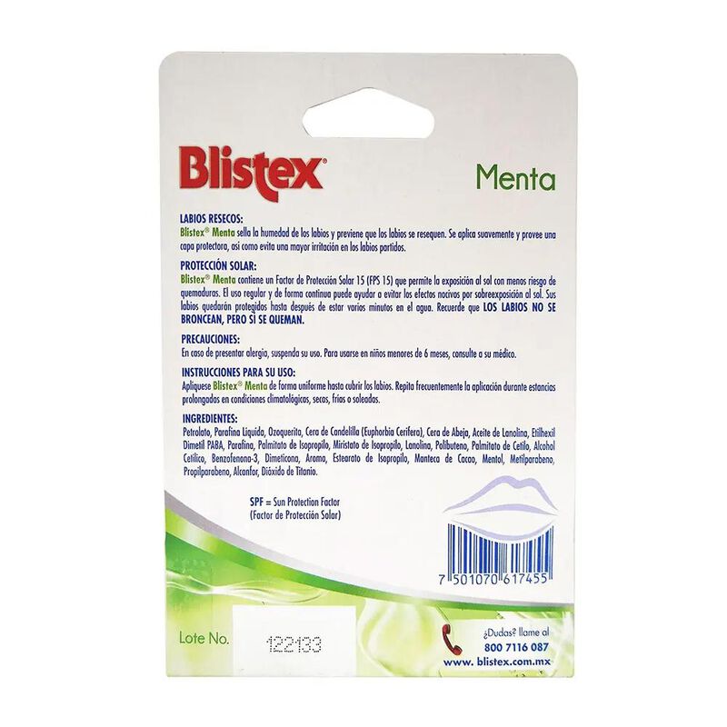 Lpz Lab Blistex Menta 4.2 G 4 Gramos image number null
