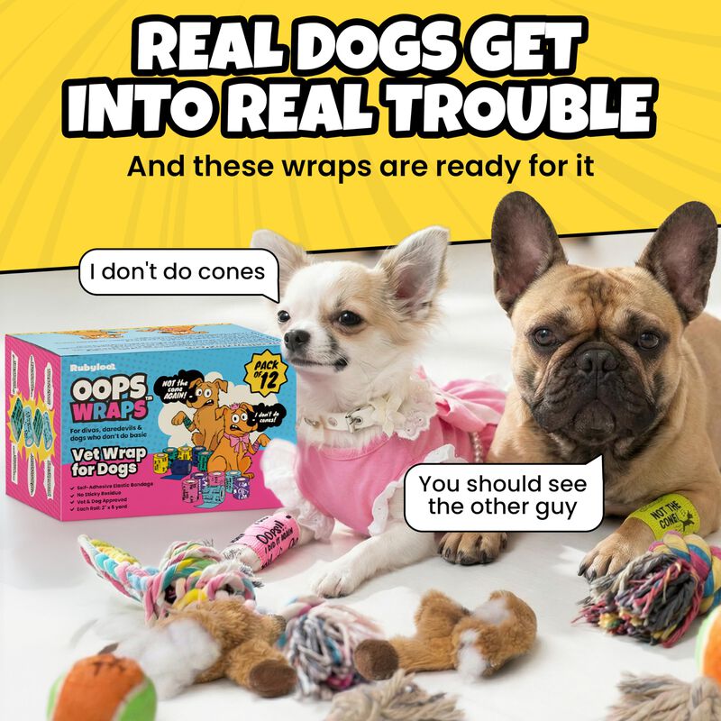 Vet Wrap Rubyloo 5 cm X 4,5 m Pack De 12 Mixto image number null