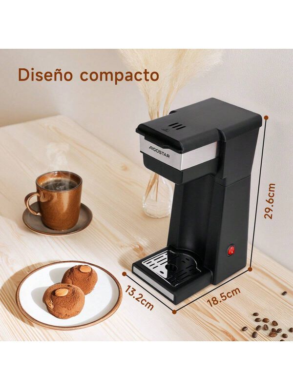 Cafetera Electrica Portatil 700w Negro Aigostar image number null