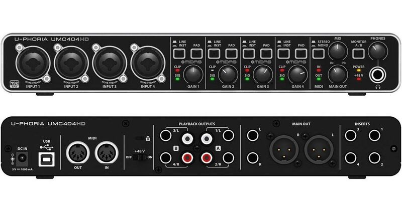 Behringer Umc404hd Interface De Audio Usb 4x4 image number null