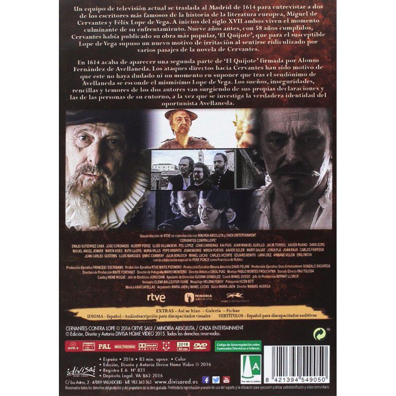Cervantes contra Lope (DVD) image number null