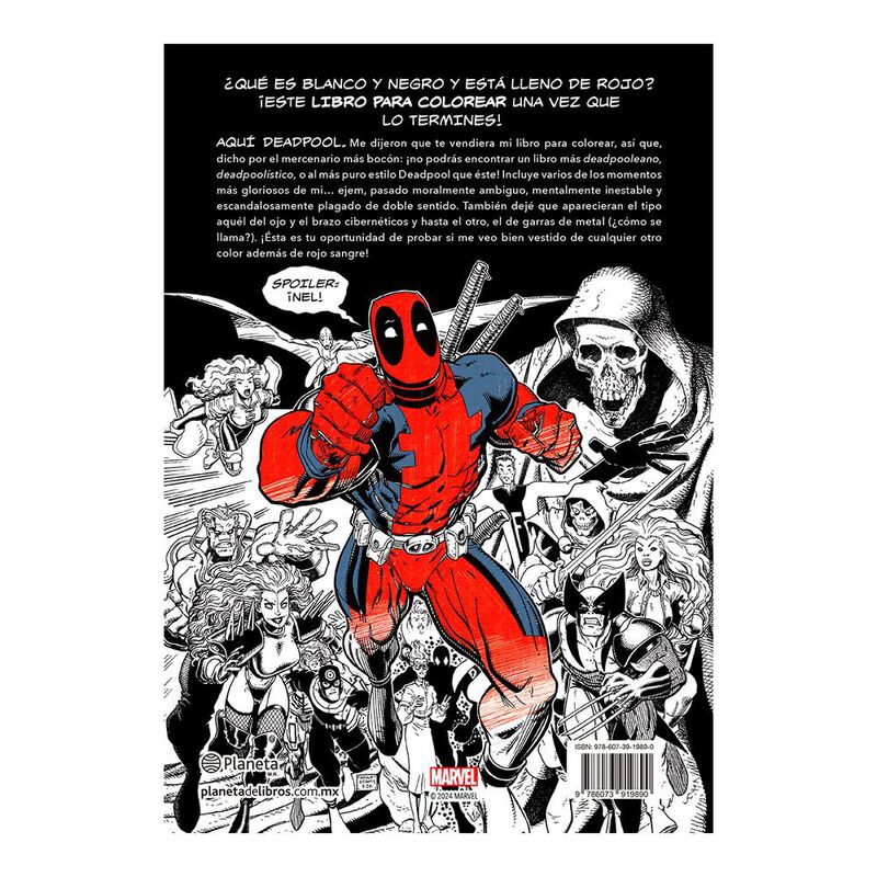 Deadpool para colorear image number null