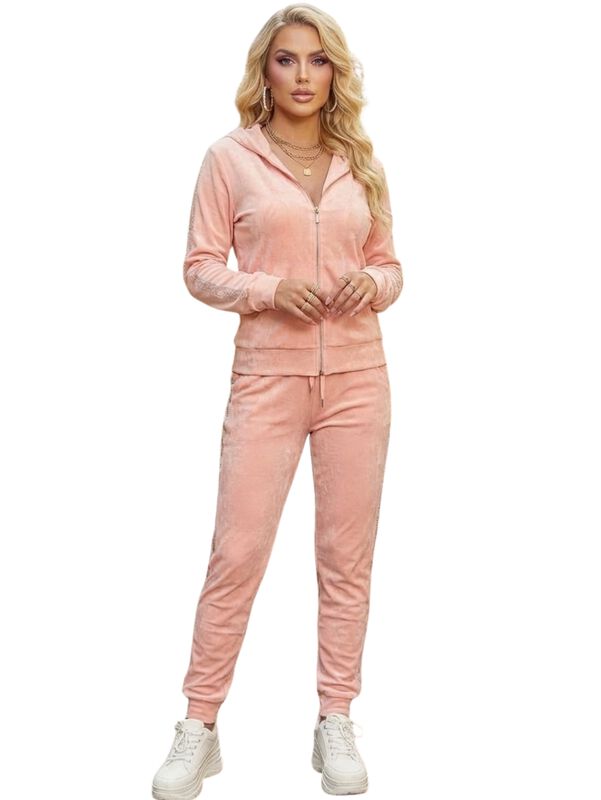 Conjunto 2 Piezas Hoodie con Cierre y Pants CON... image number null