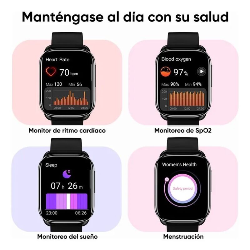 SmartWatch QCY Watch GS Negro image number null