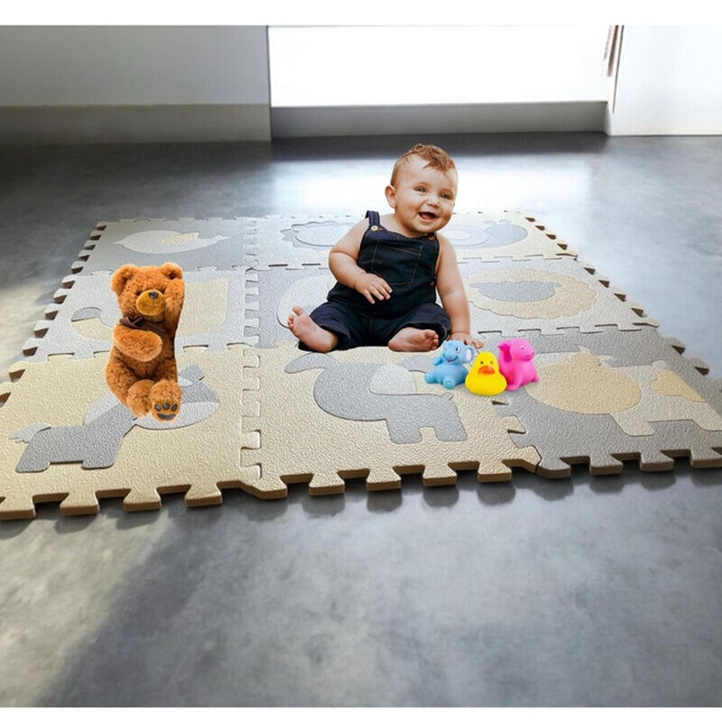 Tapete Infantil de Foamy Armable con Figuras de... image number null