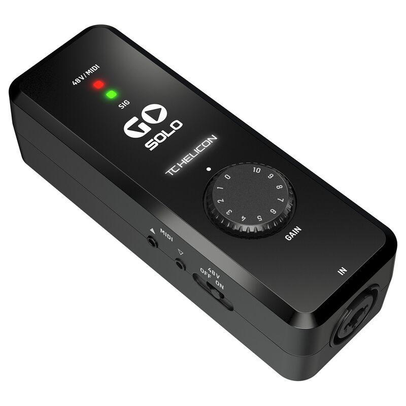 TC HELICON GO SOLO Interfaz de Audio MIDI para ... image number null