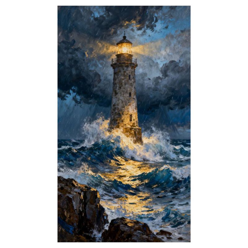 Cuadro Decorativo Impreso 60x80cm Faro image number null