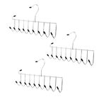 kit De 3 Ganchos Multiusos Acero Inoxidable