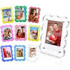 Marco De Fotos Juoifip Pack De 10 Unidades 6 &times; 9 cm Acr&iacute;lico Colorido