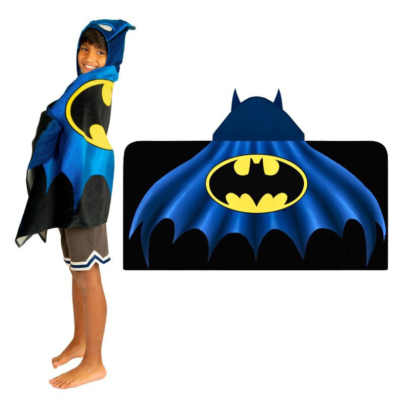 Toalla Con Capucha Franco Batman Kids De Felpa ... image number null