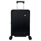 Maleta Rigida Peaktour Creta 20 pulgadas Organizador para Laptop Color Negro Tamaño Chico
