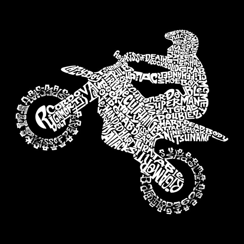 Camiseta Word Art Para Ni&ntilde;a - Motocross Freesty... image number null