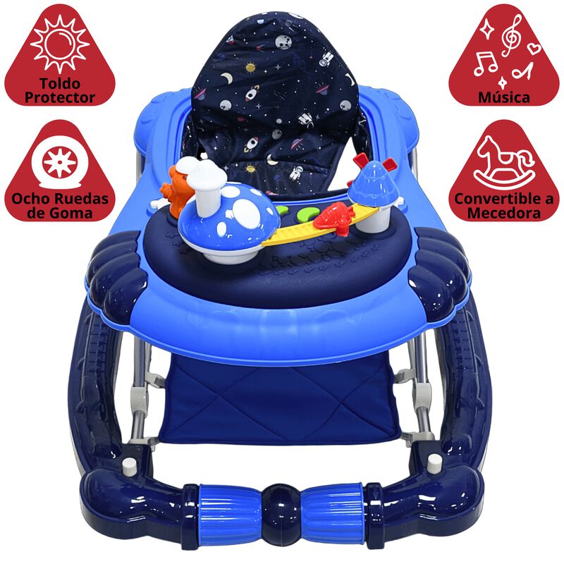 Andadera para Beb&eacute; Mecedora Dise&ntilde;o de Hongo Mus... image number null