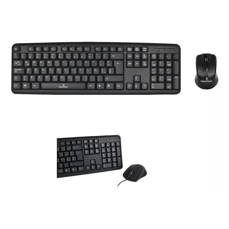 Teclado+mouse alambrico Perfect Choice PC-20107... image number null