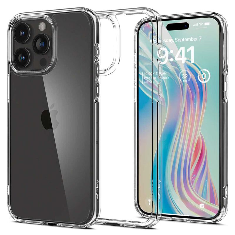 Funda Spigen Crystal Hybrid Para Iphone 15 Pro ... image number null