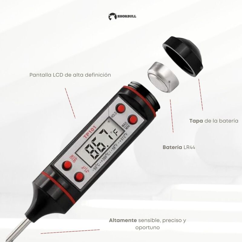 Term&oacute;metro Digital Cocina lectura r&aacute;pida y prec... image number null