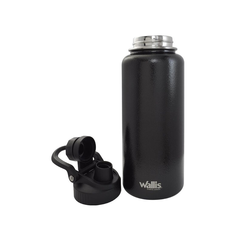 Cilindro T&eacute;rmico 950 Ml Acero Inoxidable Negro ... image number null