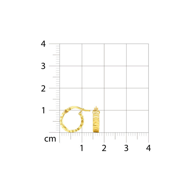 Arracadas 2begold Amarillo Diamantado (925+1/10... image number null