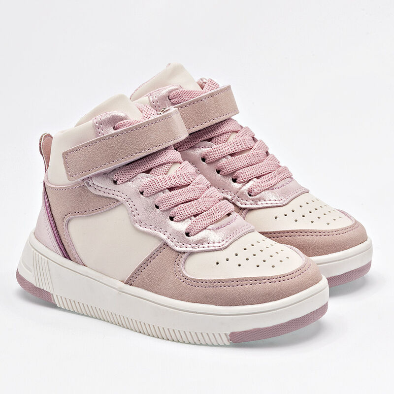 Phantom Kids Tenis urbano para ni&ntilde;a latte rosa image number null