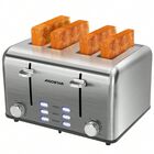 Tostadora Acero Inoxidable 4 Rebanadas 1750w Plata Aigostar
