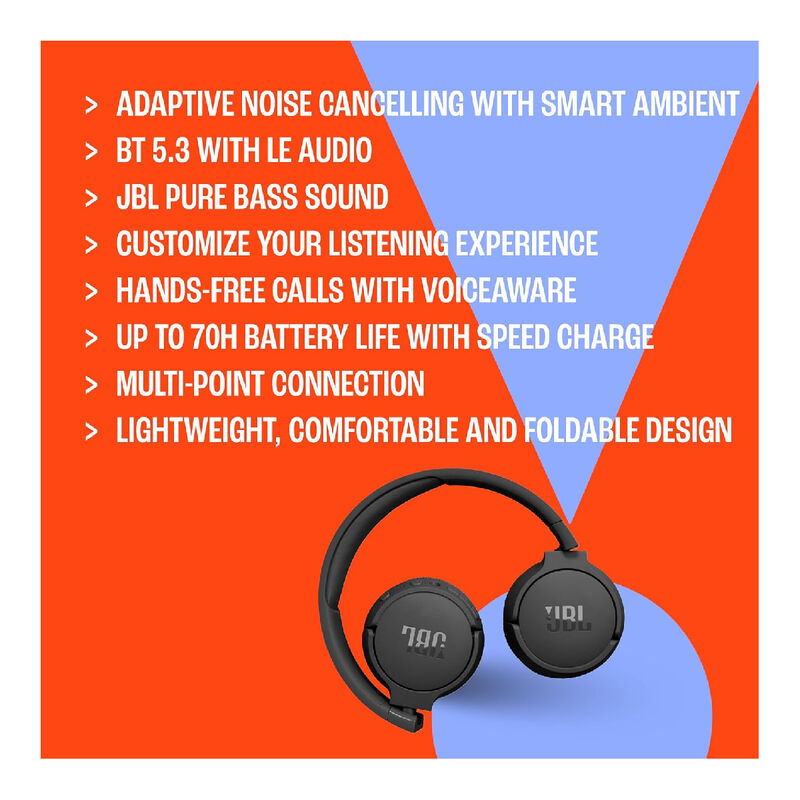 JBL Aud&iacute;fonos Modelo TUNE670NC Color Negro image number null