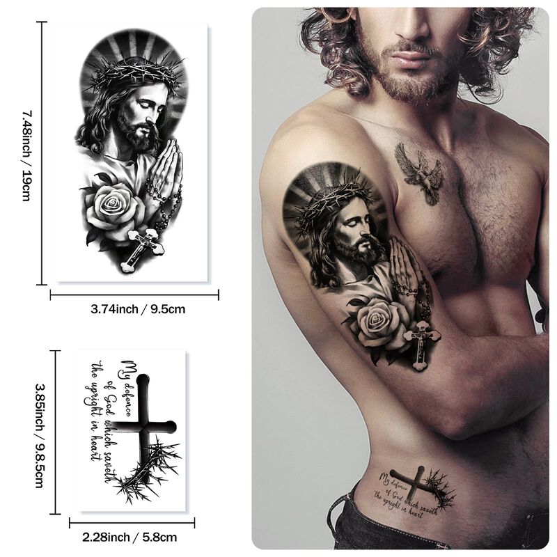 Tatuaje Temporal Yazhiji 77 Hojas Para Adultos ... image number null