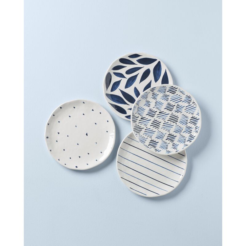 Juego de 4 Platos Decorativos Lenox Blue Bay 22... image number null